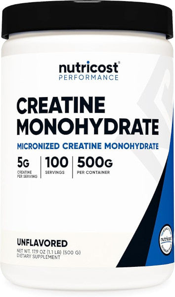 Nutricost Creatine Monohydrate – Micronized Powder for Maximum Performance