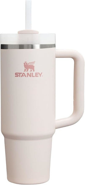 Stanley Quencher H2.0 FlowState Tumbler – Rose Quartz (30 oz)