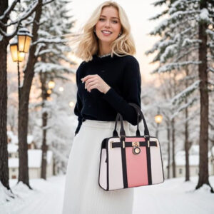 Women’s Handbag Set – 2-Piece Tote Purse & Matching Wallet