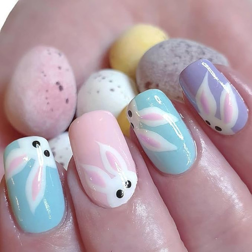 OCOUYVD Easter Press Nails