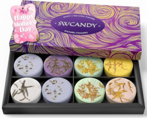 SWCANDY Shower Steamers – Aromatherapy Spa Gift Set (8 Pcs) | Self-Care & Relaxation with Essential Oils | Birthday & Mother’s Day Gift for Women, Mom, Teens & Easter Basket Stuffer