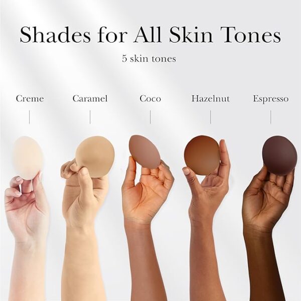 Nippies Reusable Silicone Nipple Covers for Women – Invisible Adhesive Pasties with Travel Case, Seamless Coverage for All Skin Tones - Image 2